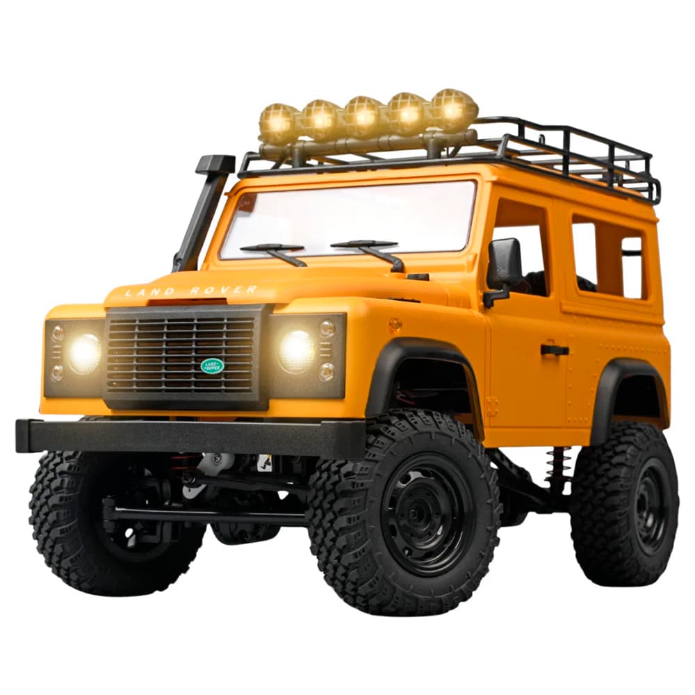 CARRO MNMODEL 1/12 JEEP LAND ROVER W/LIGHTS ORANGE MN-91