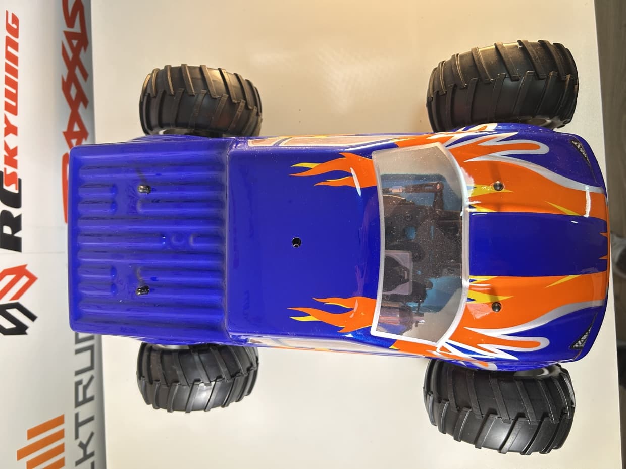 CARRO HIMOTO 1/10 ELDORADA TRUCK .18 NITRO 4WS BLUE/ORANGE HI6101