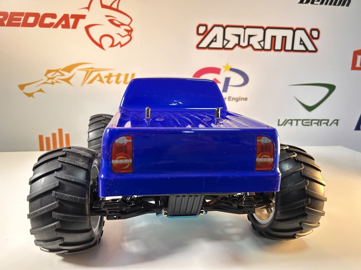 CARRO HIMOTO 1/10 ELDORADA TRUCK .18 NITRO 4WS BLUE/ORANGE HI6101