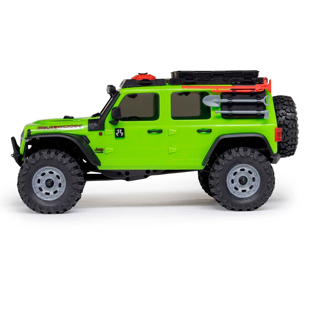 CARRO AXIAL 1/30 SCX30 JEEP WRANGLER RTR 4WD GREEN AXI-2261T1