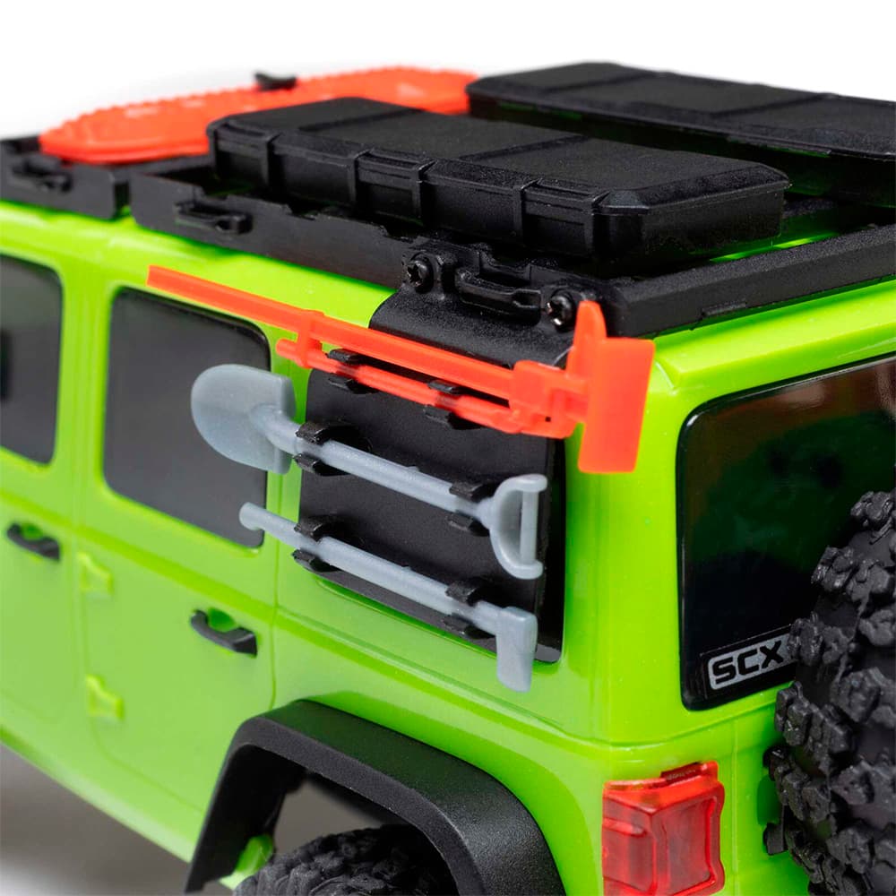 CARRO AXIAL 1/30 SCX30 JEEP WRANGLER RTR 4WD GREEN AXI-2261T1