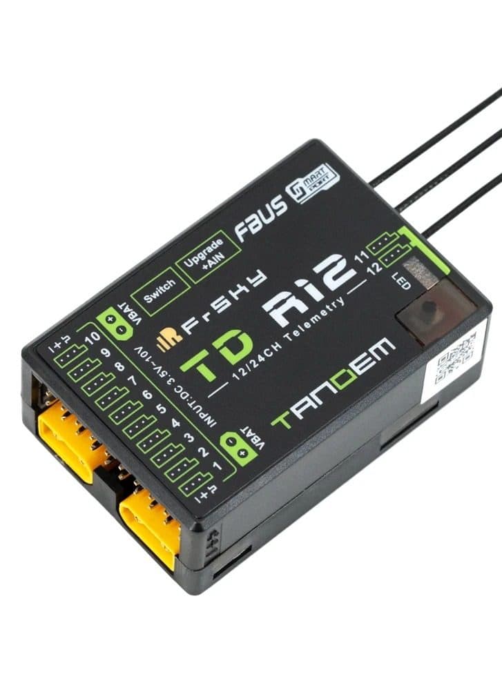 Receptor FRSKY 12CH TDR12 TANDEM DUAL BAND 2.4G 900MHZ