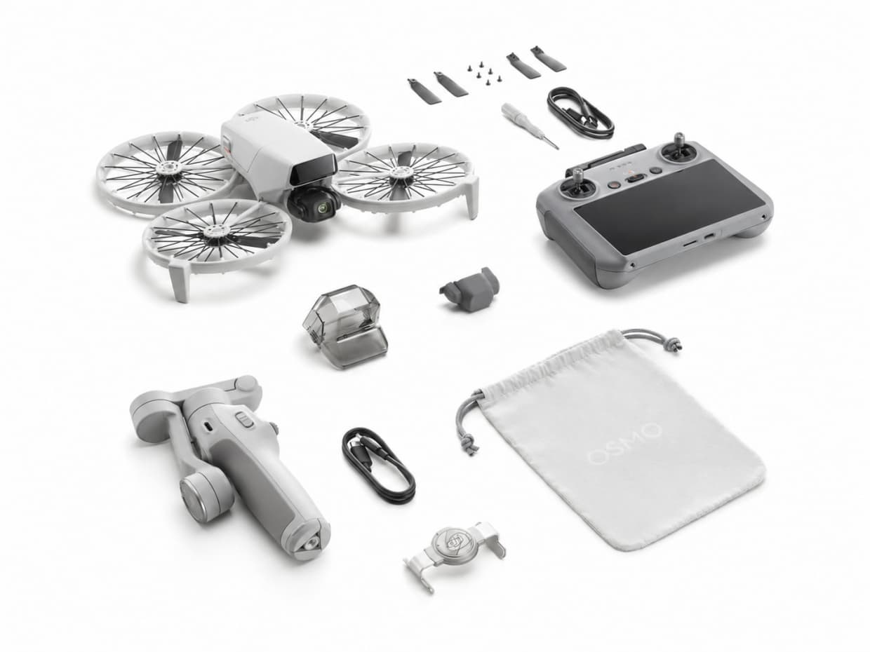 COMBO DRONE DJI FLIP (DJI RC 2) GL + OSMO MOBILE 7