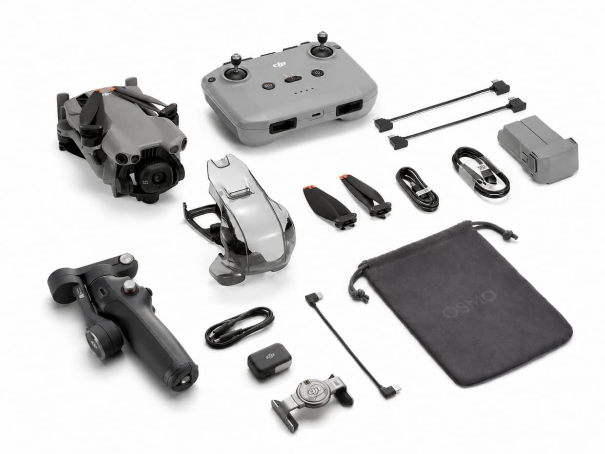 COMBO DRONE DJI MINI 5 PRO + OSMO MOBILE 8