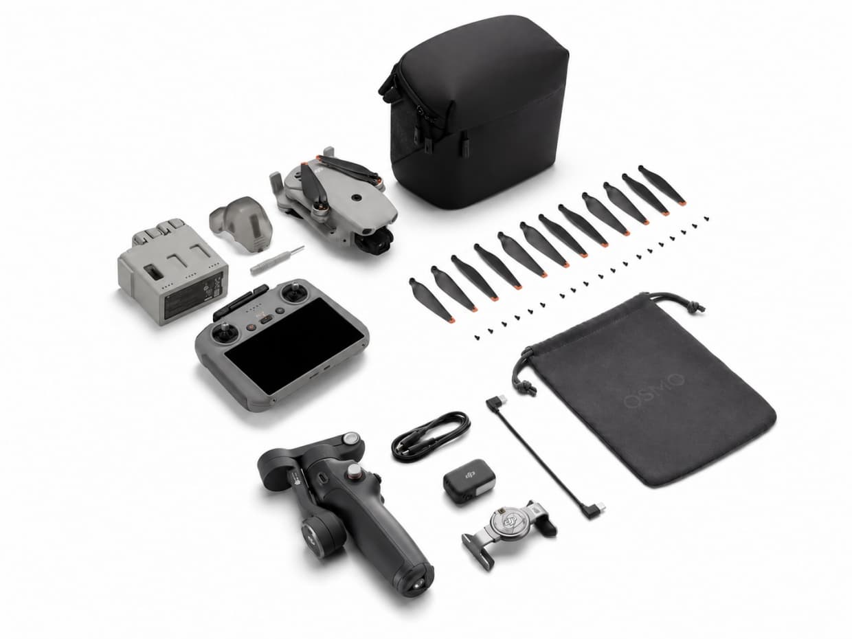 COMBO DRONE DJI LITO X1 FLY MORE COMBO (DJI RC 2) + OSMO MOBILE 8