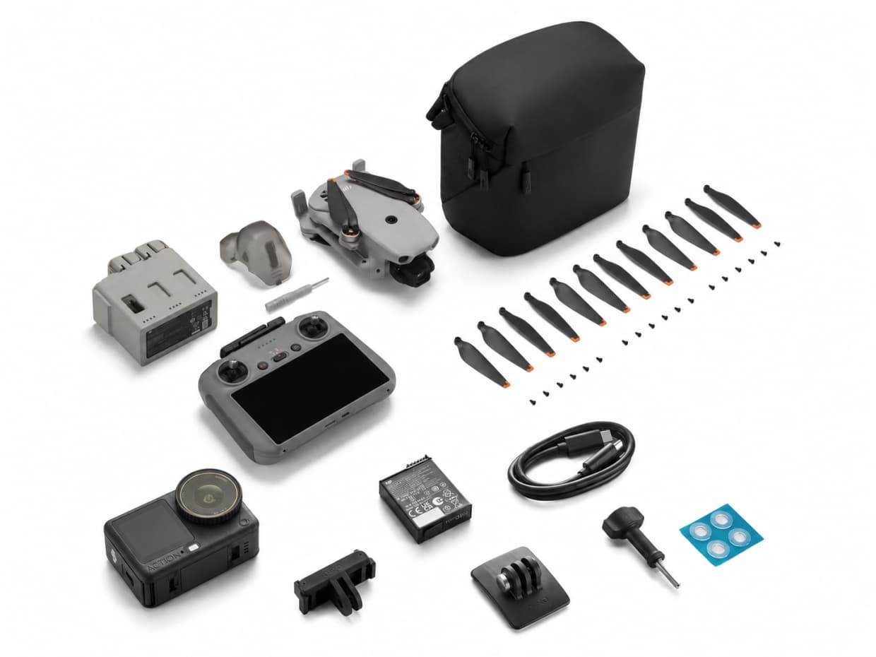 COMBO DRONE DJI LITO X1 FLY MORE COMBO PLUS (DJI RC 2) + OA 6 STANDARD