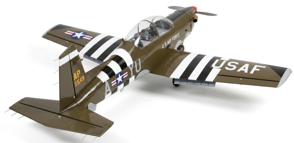 AVIAO SEAGULL T-6A TEXAN II B-26 MARAUDER 75-91 63" W/RETRACT SEA103M