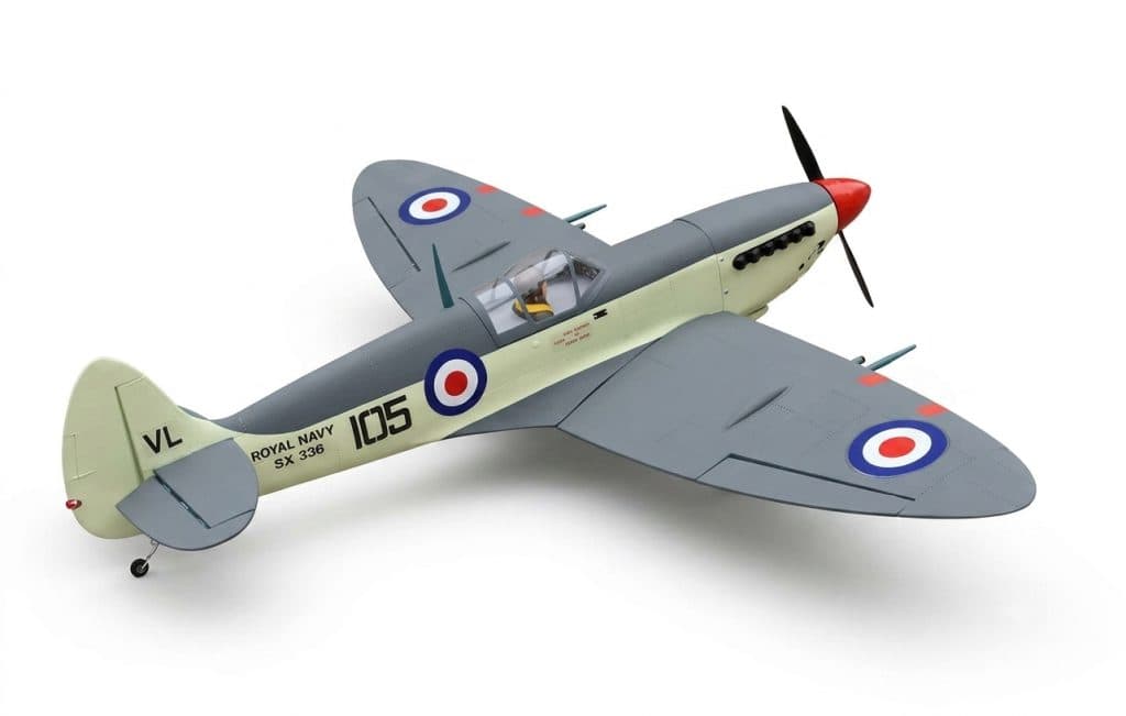 AVIAO SEAGULL SUPERMARINE SEAFIRE 15-20 65" W/RETRACTS ARF SEA116NGEAR
