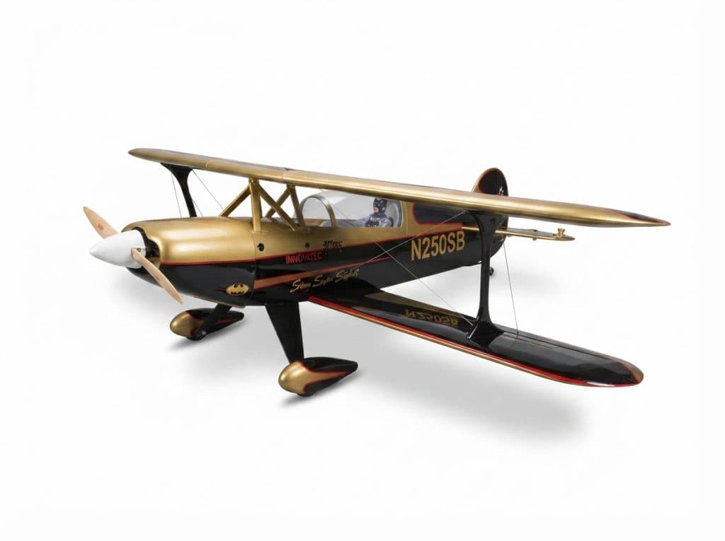 AVIAO SEAGULL STEEN SKYBOLT BI-PLANE N250SB 61" RED/BLACK ARF SEA237B
