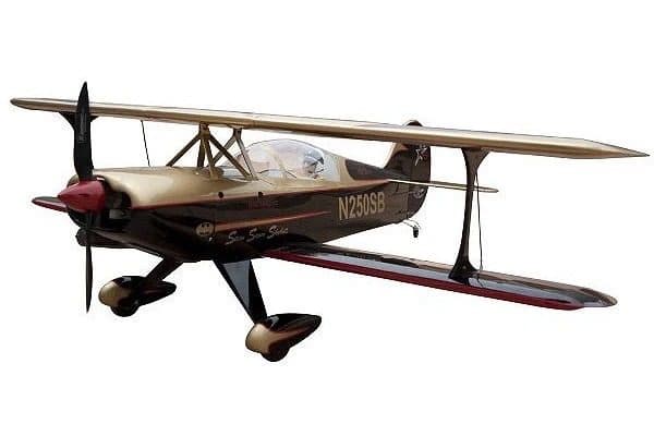 AVIAO SEAGULL STEEN SKYBOLT BI-PLANE N250SB 61" RED/BLACK ARF SEA237B