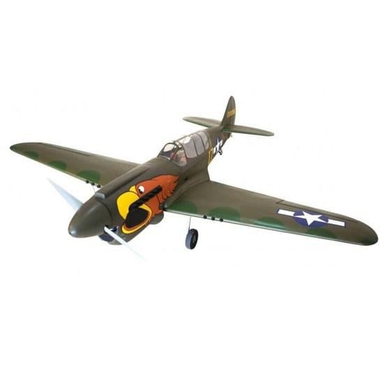 AVIAO SEAGULL P-40 WARHAWK PARROTHEAD 50-60 80" W/RETRACT ARF SEA250P