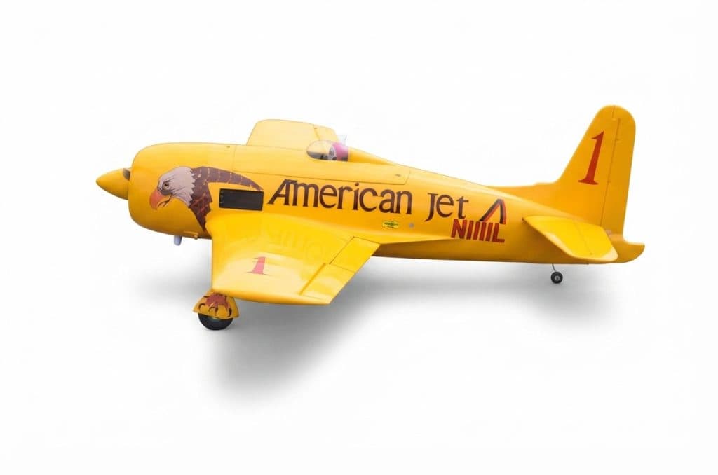 AVIAO SEAGULL GRUMMAN F8F-2 BEARCAT CONQUEST I ARF W/RETRACT SEA324Y