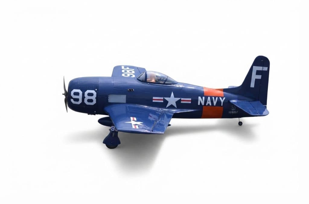 AVIAO SEAGULL GRUMMAN F8F-2 BEARCAT NAVY BLUE ARF W/RETRACT SEA324B
