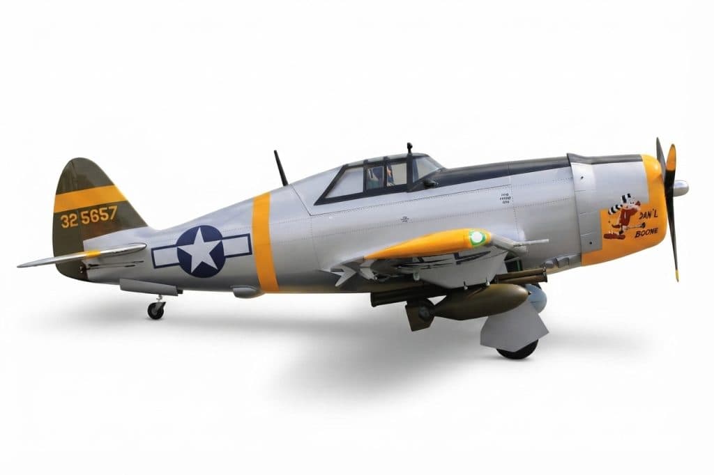 AVIAO SEAGULL P-47 DAN'T BOONE GIANT 55-60 81" W/RETRACT SEA306NDBGEAR