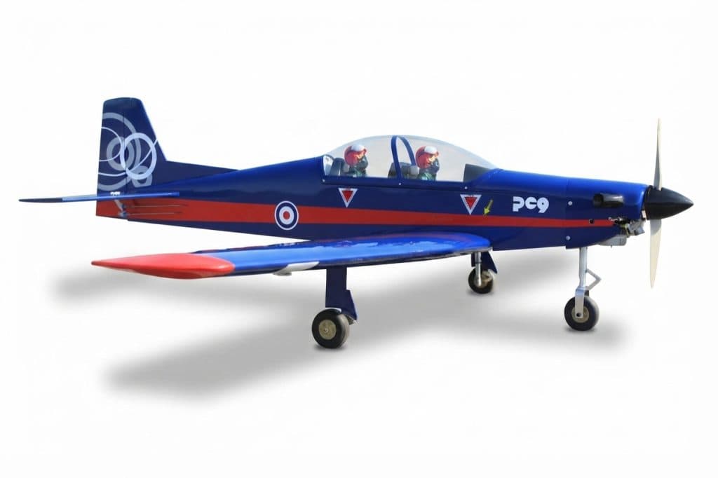 AVIAO SEAGULL PILATUS UK AIR FORCE PC-9 60.6" ARF BLUE/RED SEA401B