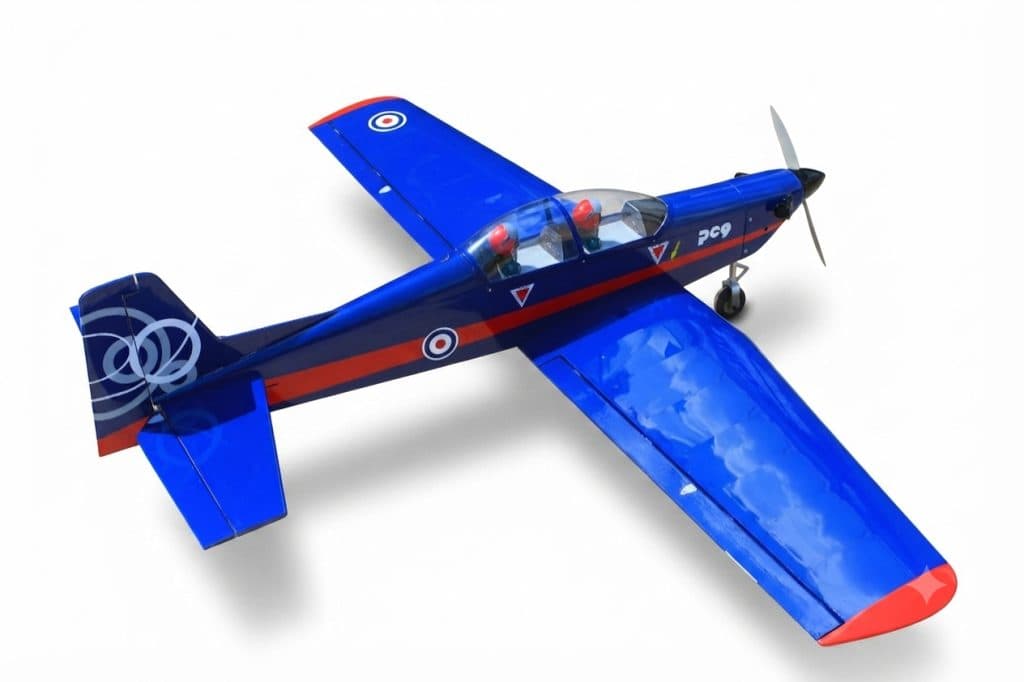 AVIAO SEAGULL PILATUS UK AIR FORCE PC-9 60.6" ARF BLUE/RED SEA401B