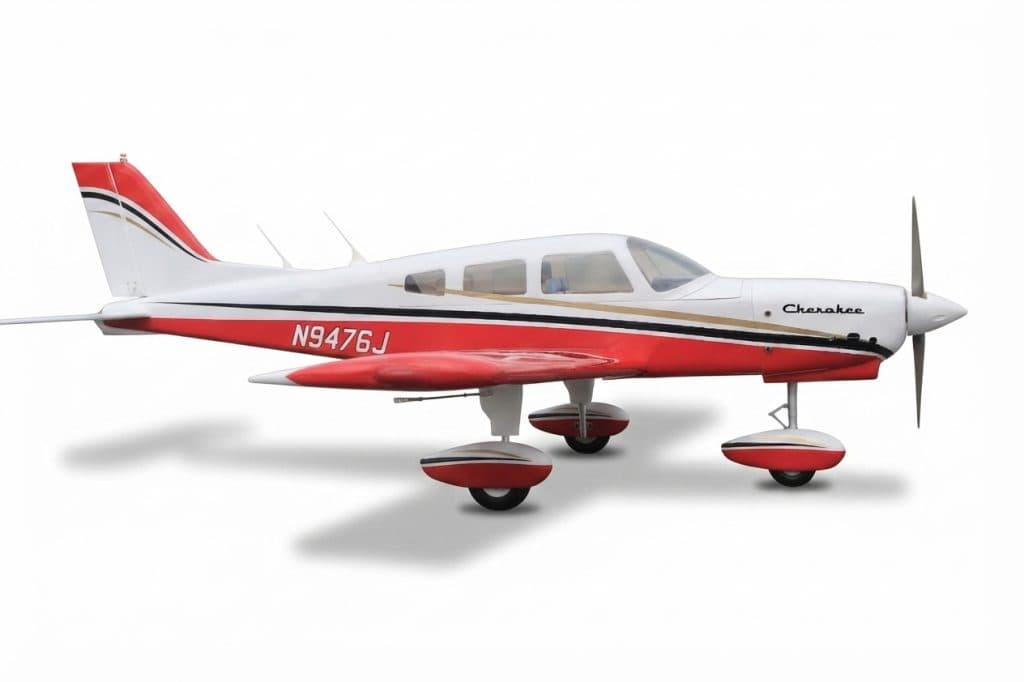 AVIAO SEAGULL PIPER CHEROKEE 60" ARF RED SEA386R