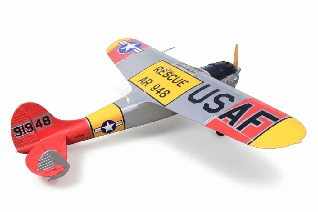 AVIAO SEAGULL CESSNA 195 35-40 90" ARF RED SEA409.USAF