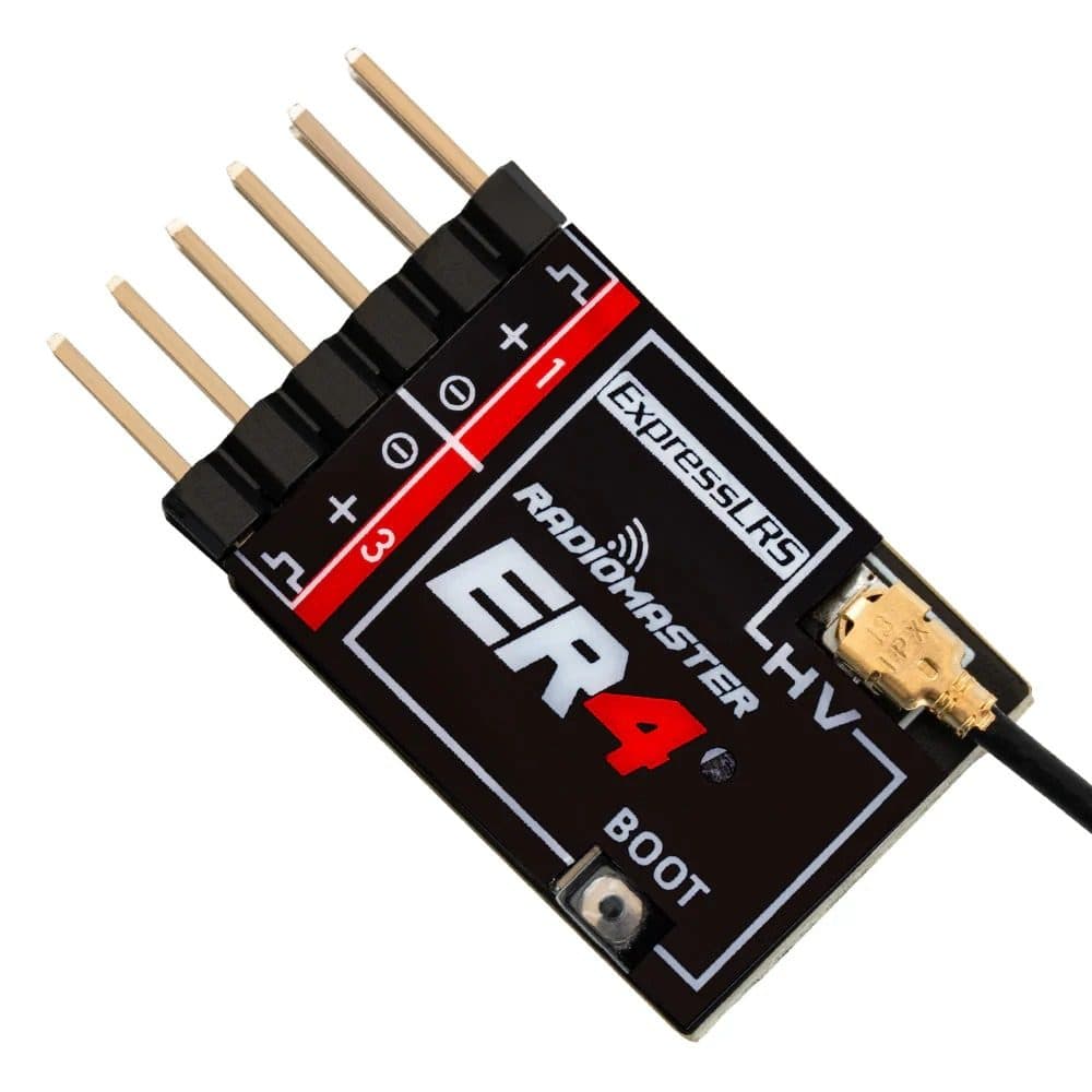 Receptor RADIOMASTER 4CH ER4 2.4GHZ ELRS PWM
