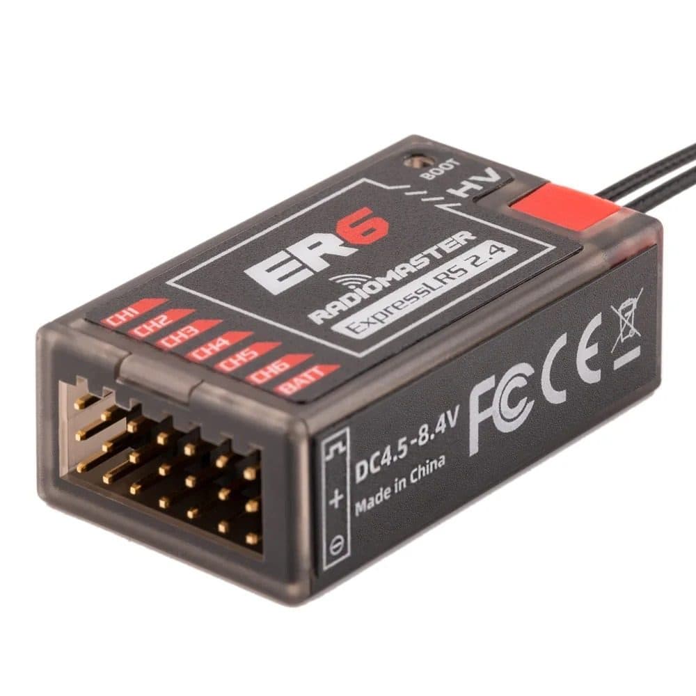 Receptor RADIOMASTER 6CH ER6 2.4GHZ ELRS PWM