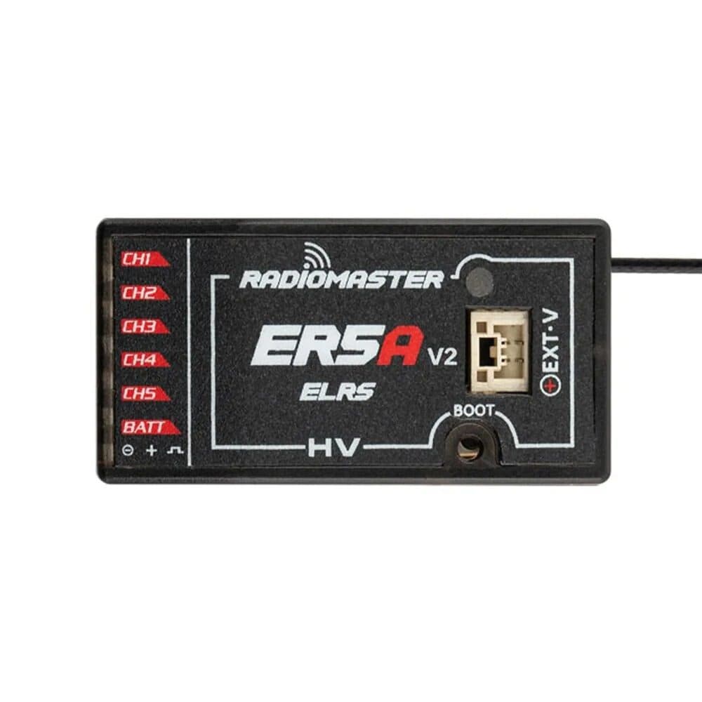 Receptor RADIOMASTER 5CH ER5A V2 2.4GHZ ELRS PWM