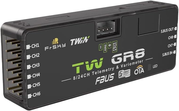 Receptor FRSKY 8CH TW SR8 TWIN 2.4G