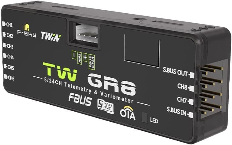Receptor FRSKY 8CH TW SR8 TWIN 2.4G
