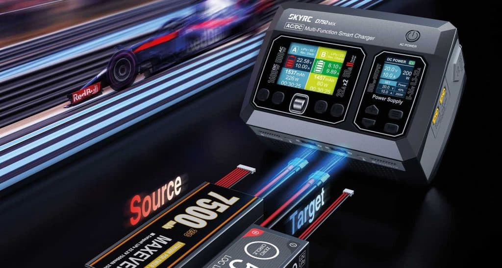 Cargador SKYRC D750 MIX 1-8S 500W