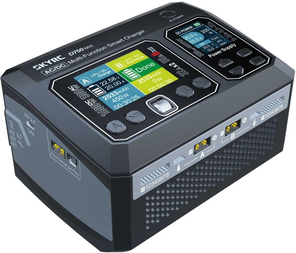 Cargador SKYRC D750 MIX 1-8S 500W