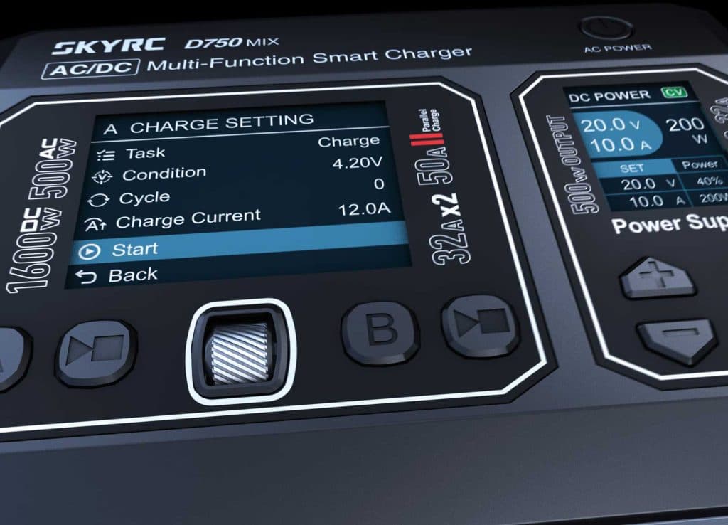 Cargador SKYRC D750 MIX 1-8S 500W