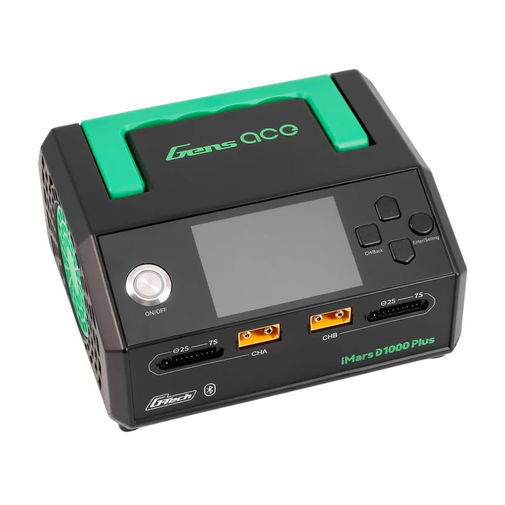 Cargador GENS ACE IMARS D1000 PLUS G-TECH DUAL 1-7S 1000W GEAD1000 PLUS