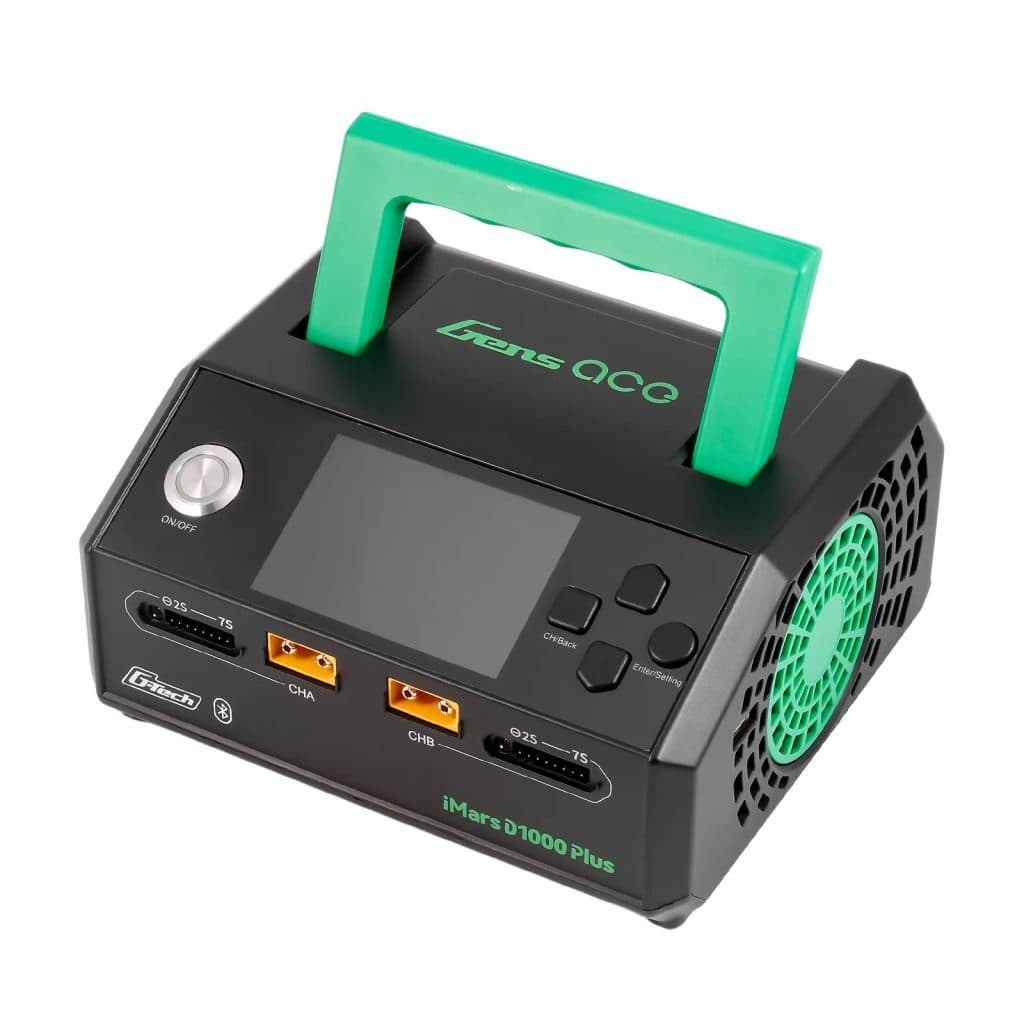 Cargador GENS ACE IMARS D1000 PLUS G-TECH DUAL 1-7S 1000W GEAD1000 PLUS