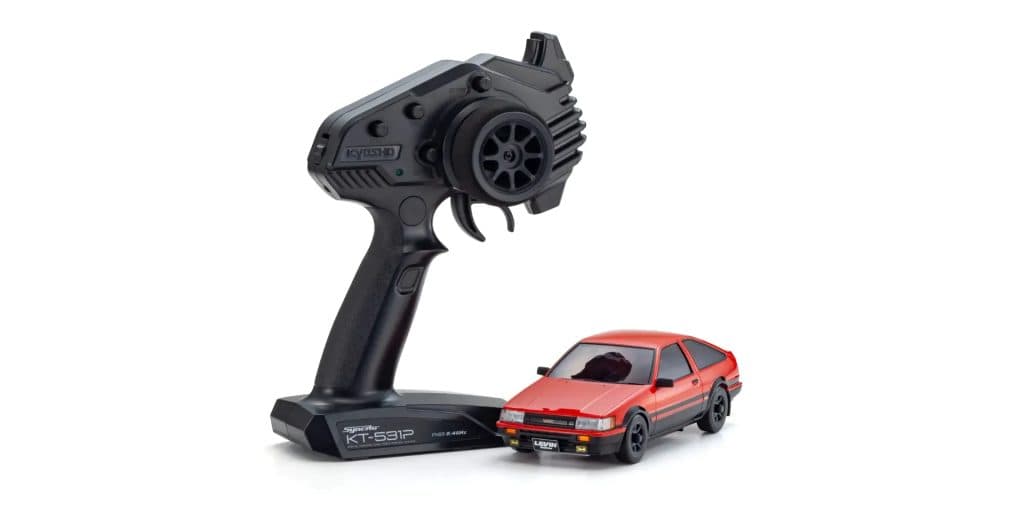 CARRO KYOSHO MINI-Z AWD TOYOTA COROLLA LEVIN AE86 RED/BLACK 32641RBK