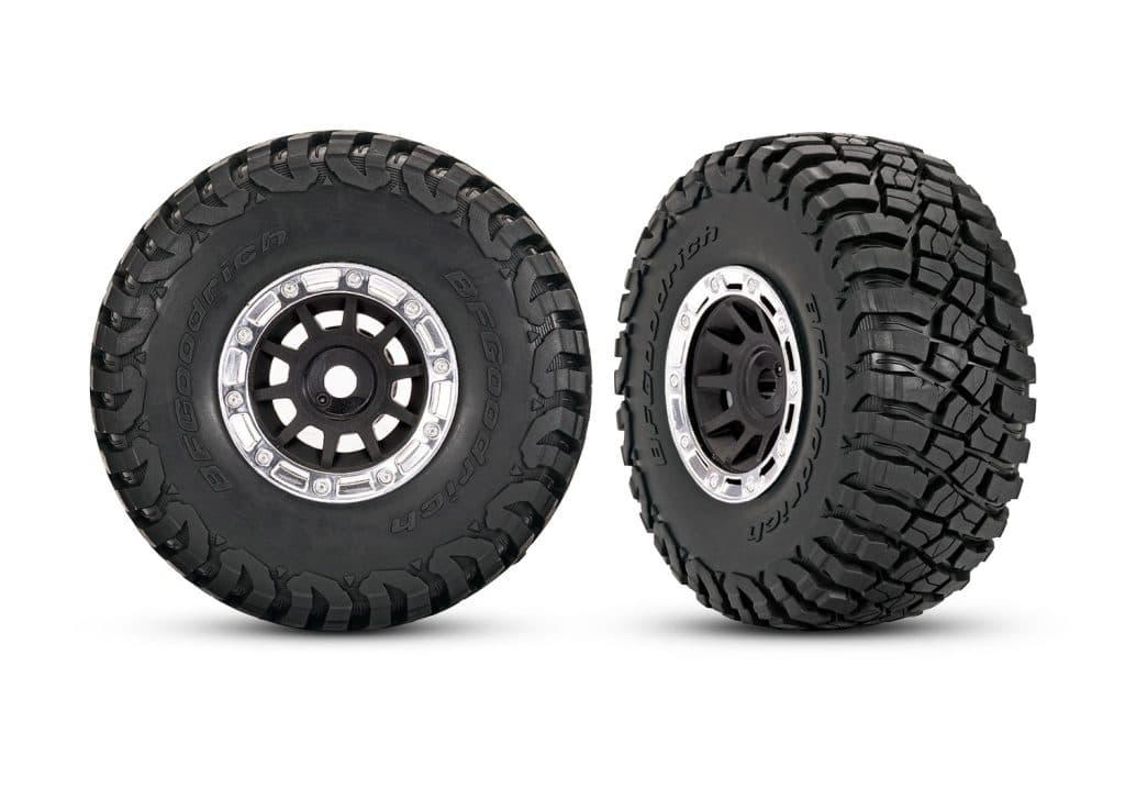 RODA TRAXXAS BFGOODRICH MUD-TERRAIN KM3 1.4" (MINI SLASH) 10870-STBLK