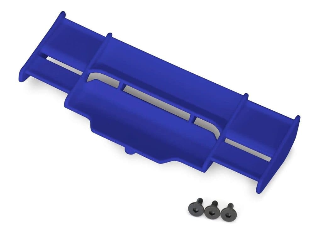 TRAXXAS ACC RUSTLER 4X4 BLUE REAR WING 6721X