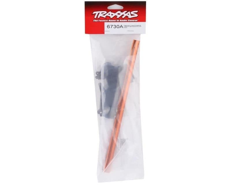 TRAXXAS ACC ALUMINUM CHASSIS BRACE/HARDWARE ORANGE 6730A