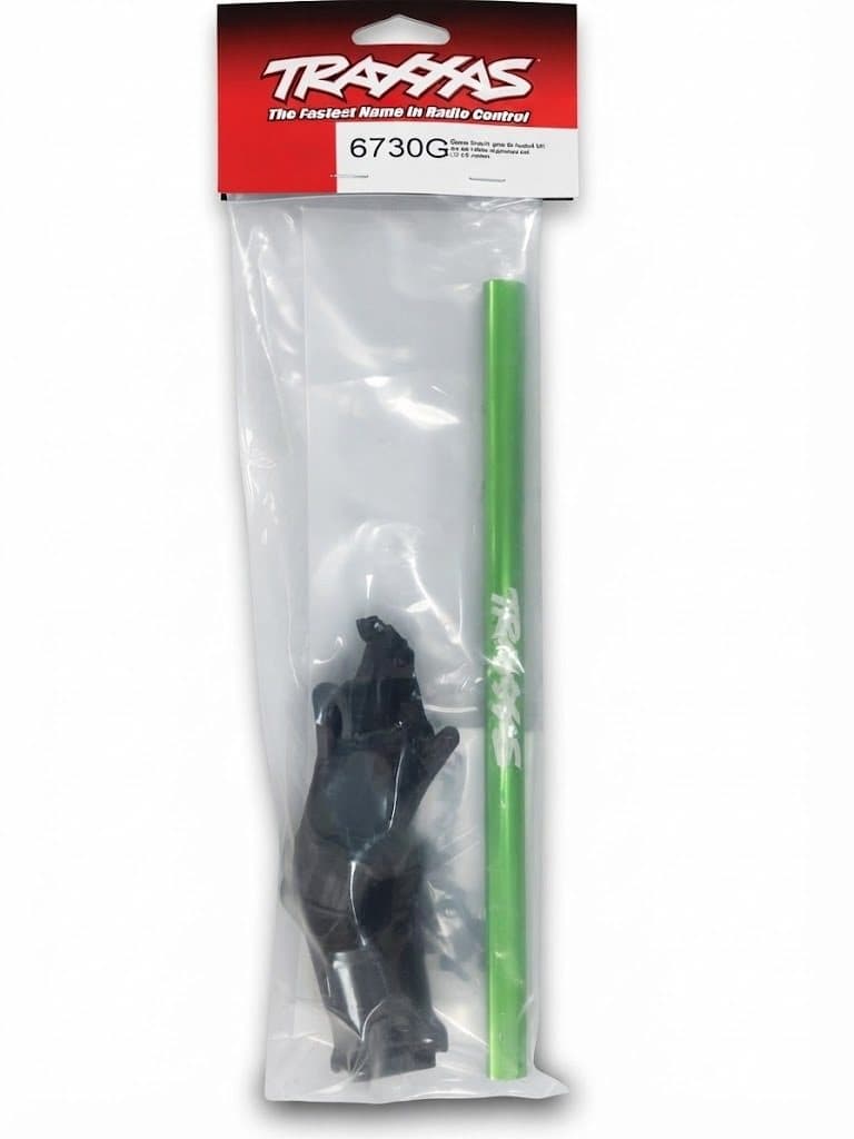 TRAXXAS ACC ALUMINUM CHASSIS BRACE/HARDWARE GREEN 6730G