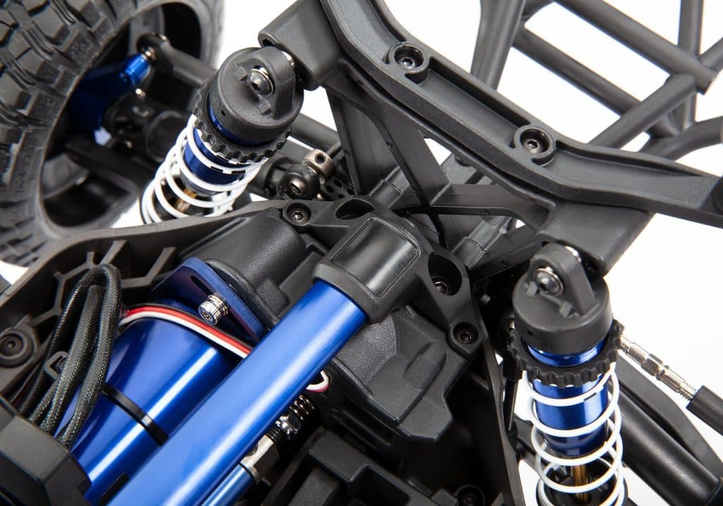 TRAXXAS ACC ALUMINUM CHASSIS BRACE/HARDWARE BLUE 6730X