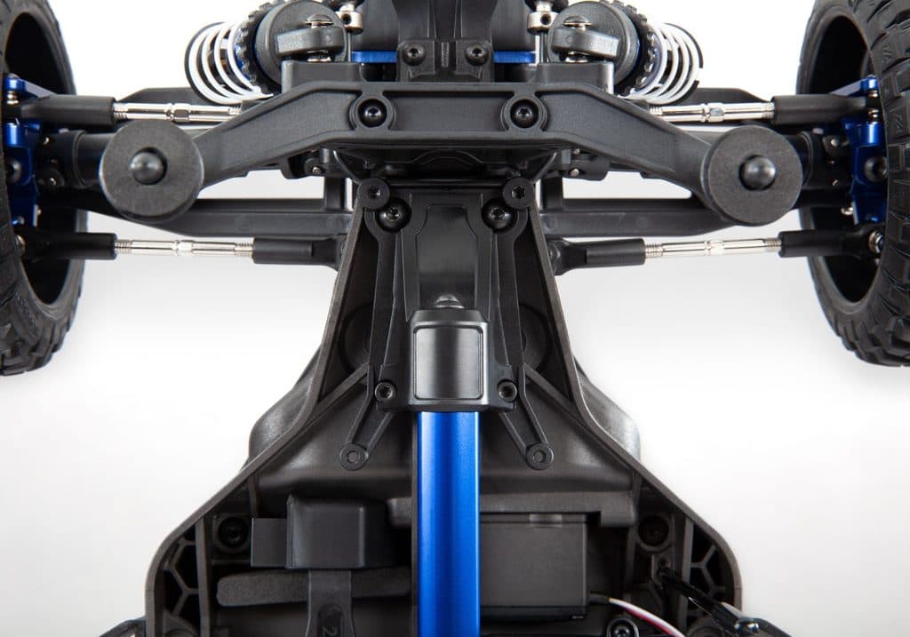 TRAXXAS ACC ALUMINUM CHASSIS BRACE/HARDWARE BLUE 6730X
