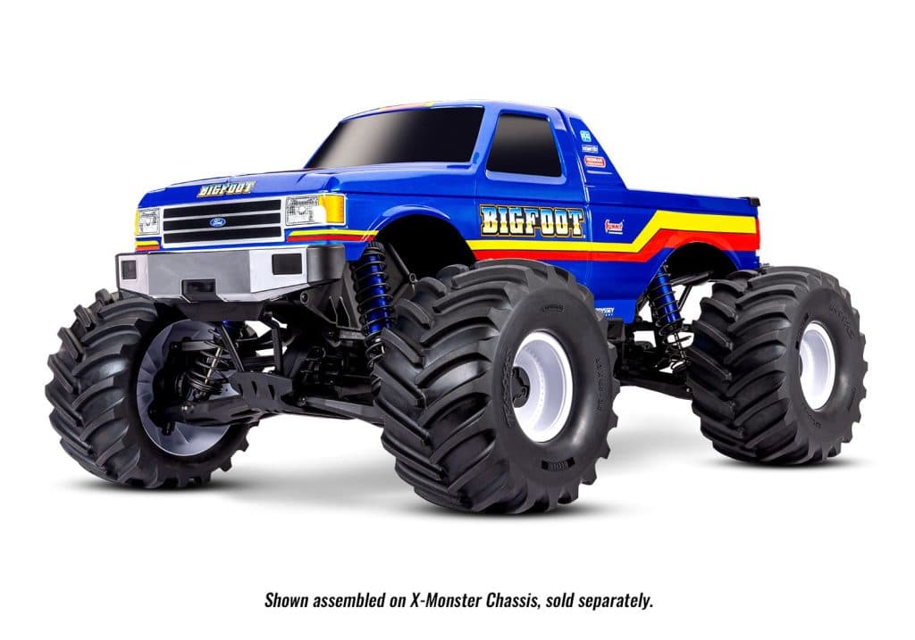 BOLHA TRAXXAS BLACK X-MONSTER BIGFOOT N.8 7691-BLUE