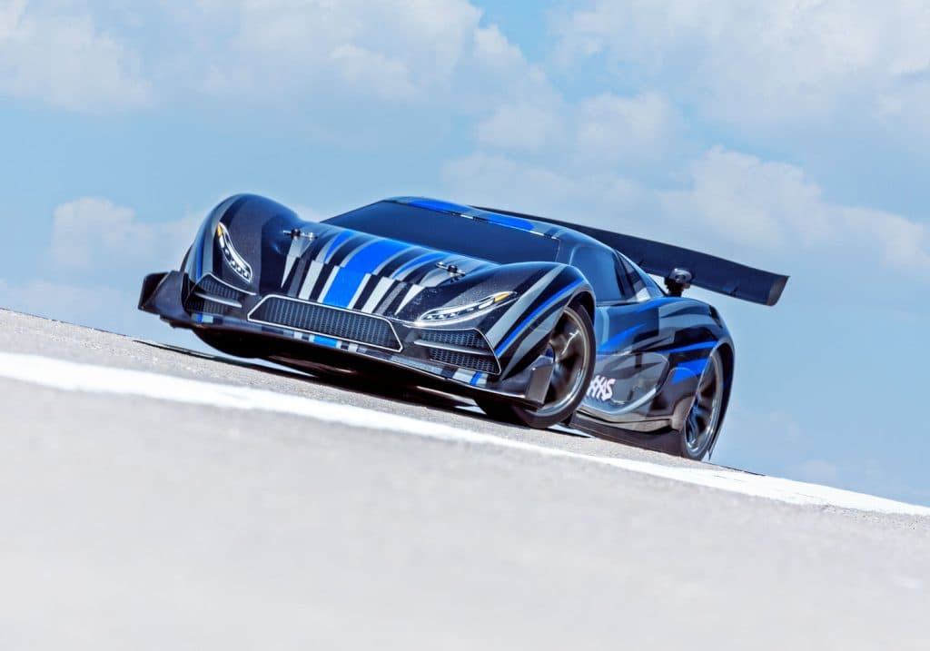 CARRO TRAXXAS 1/7 XO-1 SUPERCAR AWD 6S TSM BLUE 64077-3