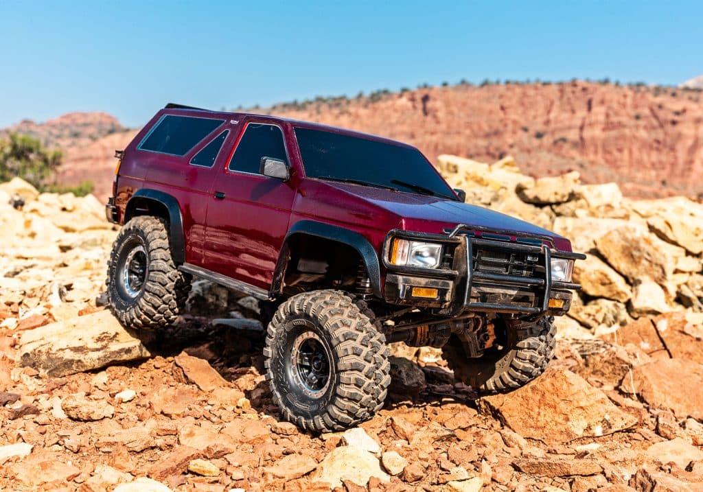 CARRO TRAXXAS 1/10 TRX-4 NISSAN PATHFINDER RED 110056-4