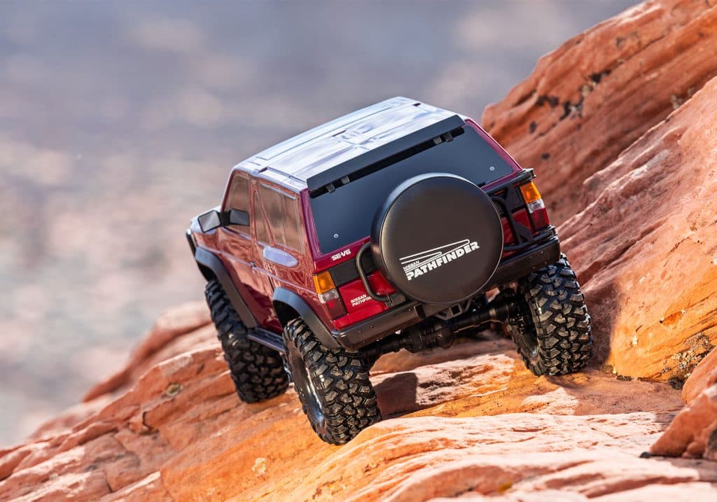 CARRO TRAXXAS 1/10 TRX-4 NISSAN PATHFINDER RED 110056-4