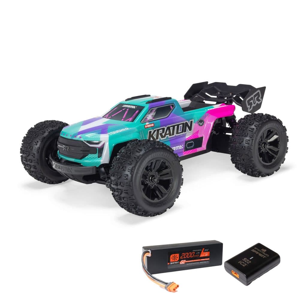 CARRO ARRMA 1/16 MINI KRATON 3S 4WD RTR TEAL ARA2508ST2