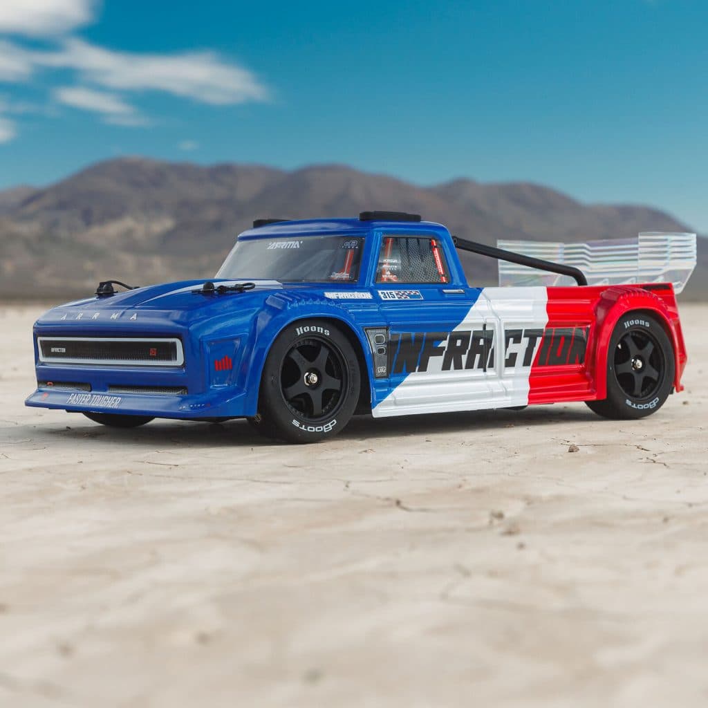 CARRO ARRMA 1/8 INFRACTION 223S 4WD BLX Azul ARA4315V4T1