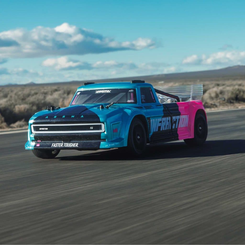 CARRO ARRMA 1/8 INFRACTION 223S 4WD BLX TEAL ARA4315V4T3