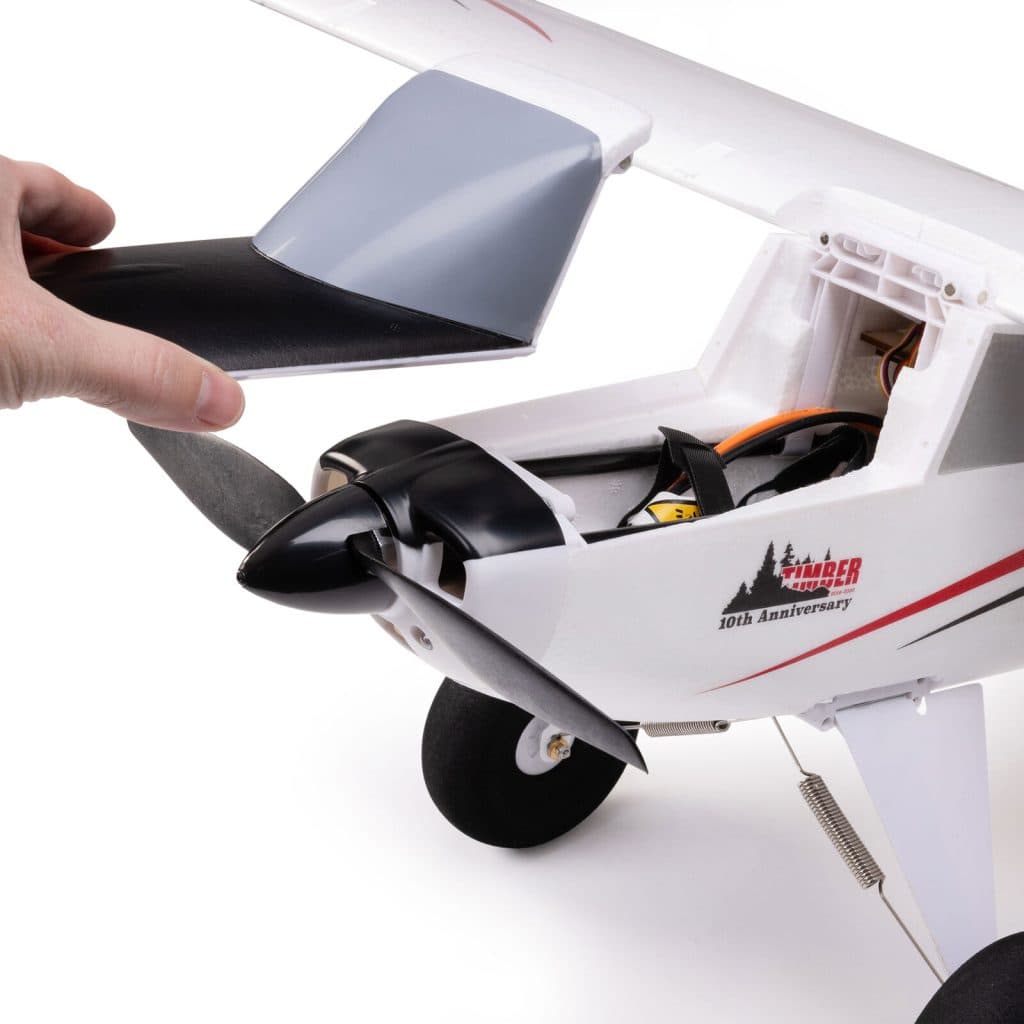 AVIÃO E-FLITE TIMBER 1.5M 10 YEAR ANNIVERSARY BNF BASIC EFL-3352