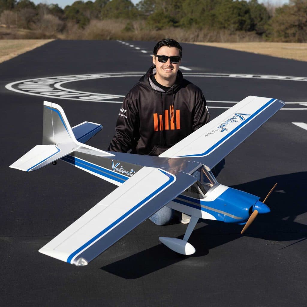 AVIÃO HANGAR VALIANT 20CC ARF 86.5" HAN15040