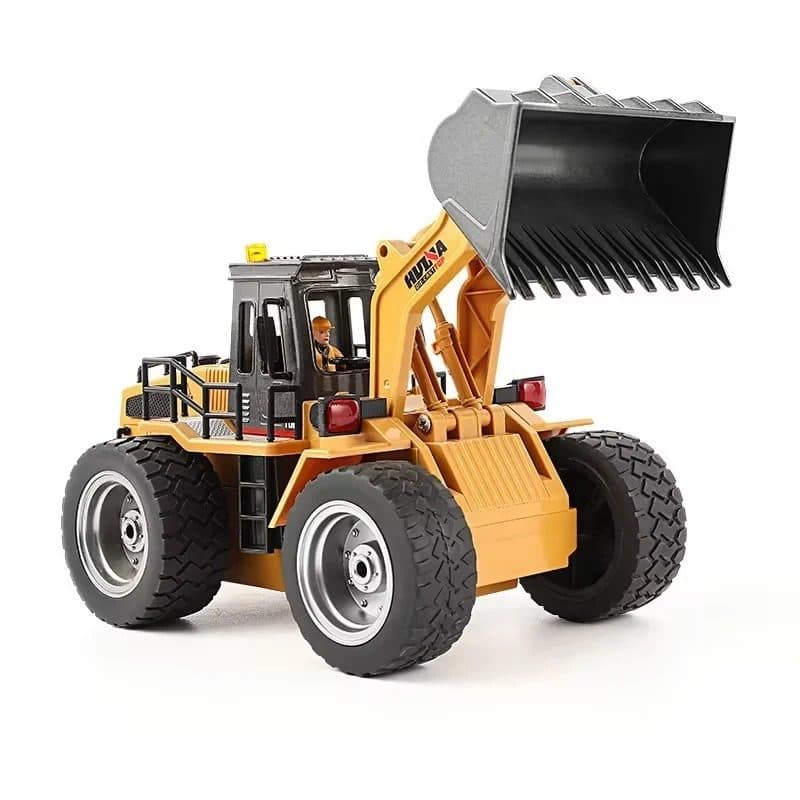 CAMINHAO HUINA 1/18 TRATOR BULLDOZER 9CH 1532