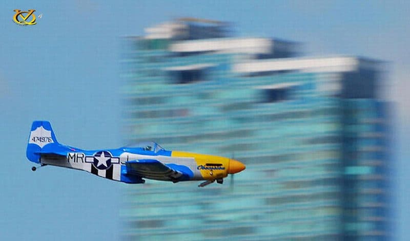 AVIÃO VQ P-51D MUSTANG 58.2" .46 EP-GP OBSESSION VQA08GY